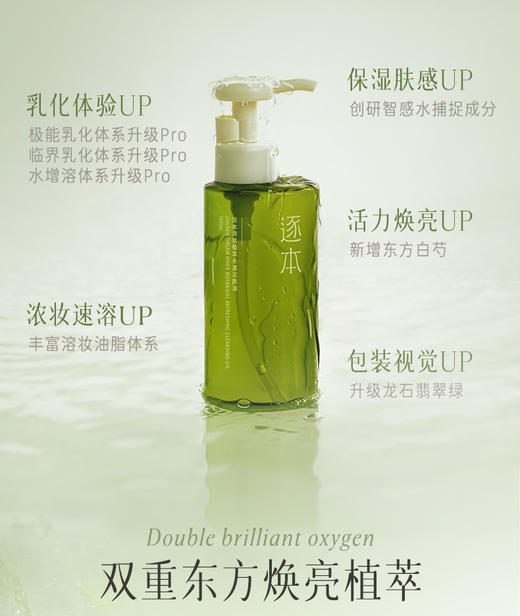 逐本清欢植萃水感洁颜油150ml 商品图1