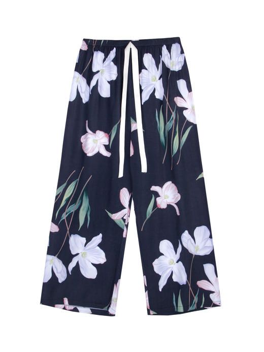 【满2条/38元】秀黛女绵绸长裤裤子女士夏季直筒休闲裤H2553083T【专柜同款】【如遇缺货自动退款，介意勿拍】 商品图0