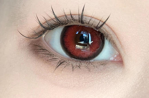 Toastnomi旗下 ·血泣玫瑰&水滴光晕｜14.5mm白狮参考着色中等直径 日抛 商品图8