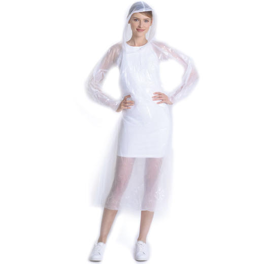 艾那美Anomeo  连帽雨衣   成人雨衣透明长款连帽 2440 商品图1