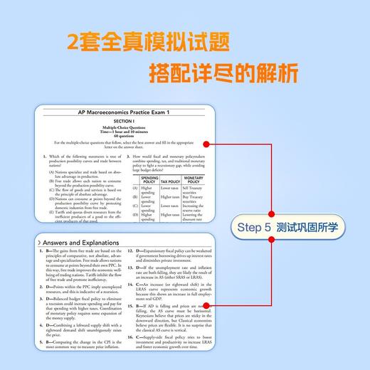 【新东方】AP宏观经济学 5分制胜 新东方AP考试参考辅导教程 基础培训用书 中英文结合AP教材 AP考试资料AP西方经济学教科书 商品图3