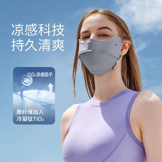 Supield素湃护眼角防晒口罩女全波段防紫外线升级3D立体遮阳面罩 商品图3