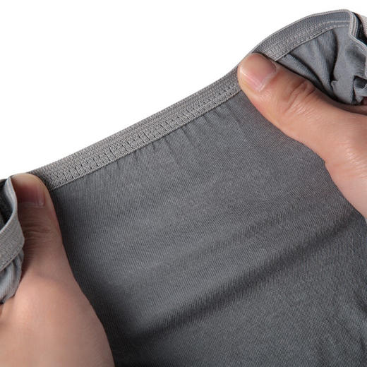 艾那美Anomeo  一次性男士纯棉内裤    免洗三角内裤男5条装 商品图5