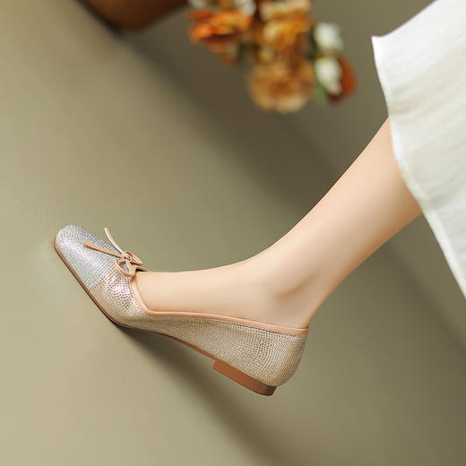 柔软舒适，时尚拼接平底单鞋NX-m1599 商品图2