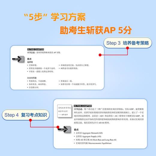 【新东方】AP宏观经济学 5分制胜 新东方AP考试参考辅导教程 基础培训用书 中英文结合AP教材 AP考试资料AP西方经济学教科书 商品图2