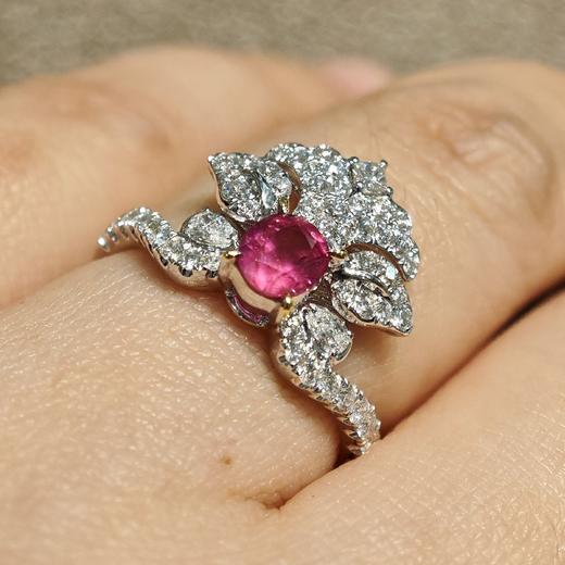 ［色标级］无烧帕帕拉恰戒指 商品图2