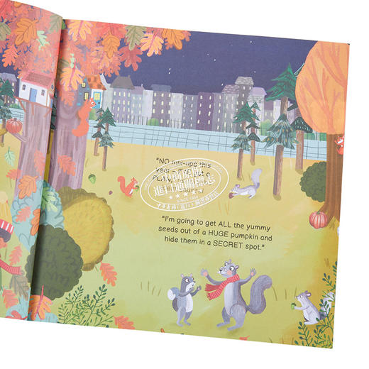 【中商原版】Marney's Pumpkin Mix-Up 傻松鼠的故事2 南瓜的故事 儿童故事绘本 英文原版进口图书 动物主题图画书 万圣节童书 商品图3