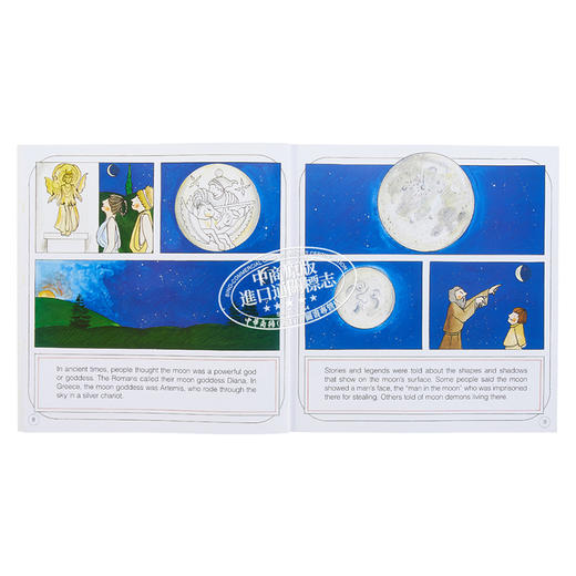 【中商原版】关于月球的书（新版）The Moon Book 儿童科普绘本 月球知识 Gail Gibbons 名家绘本 英文原版 9岁以上 新版 商品图6