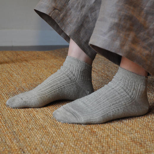 麻+汉麻袜天然除臭，更持久，吸湿透气，排汗速干hempfield系列棉麻袜 商品图2