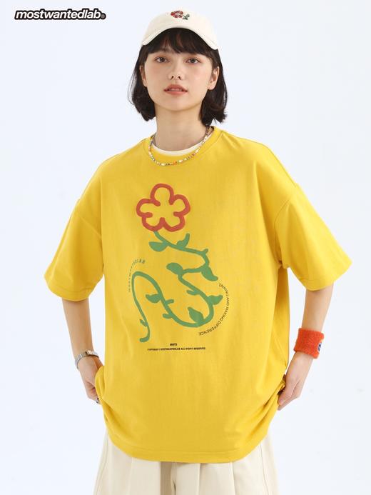 mostwantedlab彩虹/MWL-2212014/潮牌发泡印花短袖t恤 商品图0