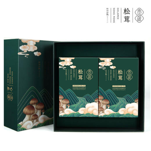 贡极 心止松茸干货礼盒未开伞雅江松茸菌菇 心止礼盒60g 商品图0