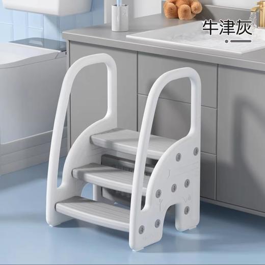 曼龙婴幼儿宝宝洗手台阶凳儿童卫生间踩脚洗漱台洗脸脚踏垫脚扶梯 商品图3
