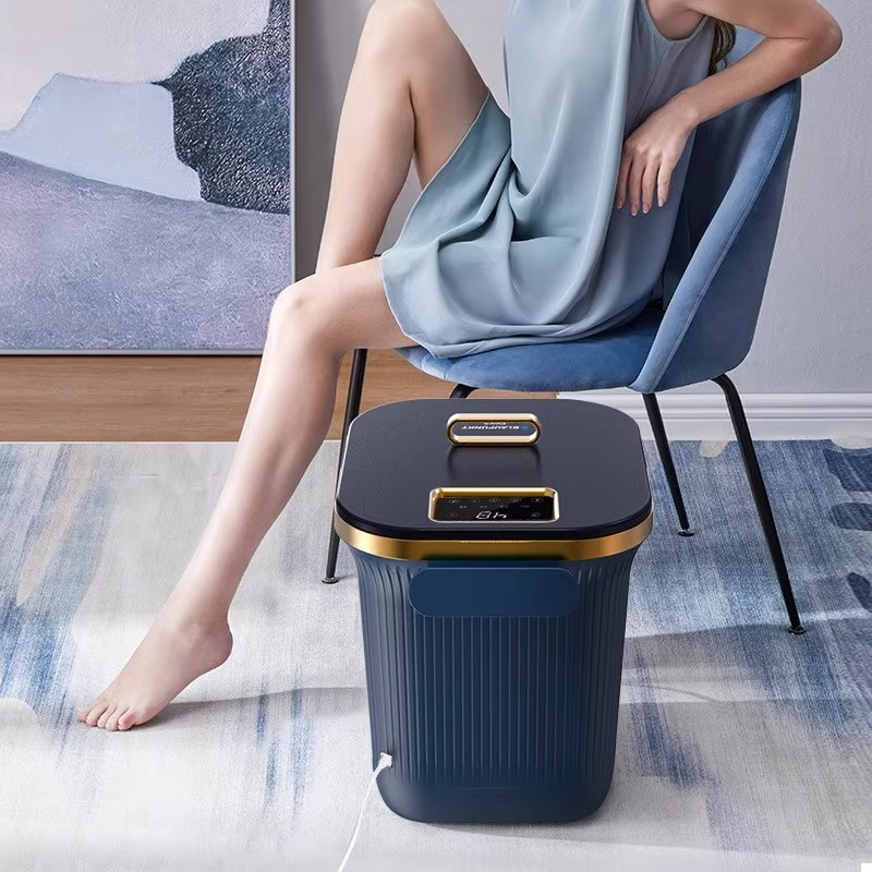 德国蓝宝足浴盆加热恒温泡脚桶洗脚盆电动按摩全自动足浴深桶过小腿