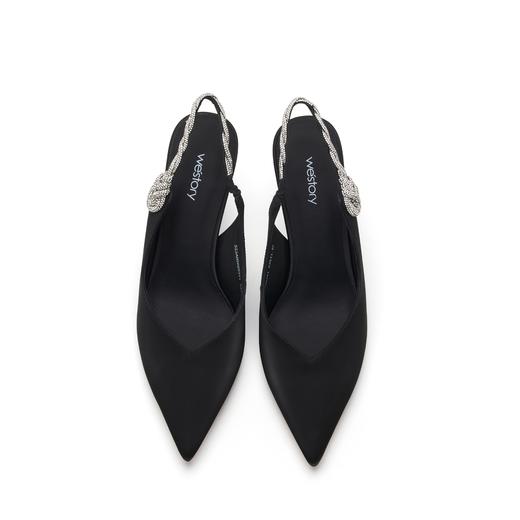 westory2023年春季新款羊皮细高跟空鞋S23AH56091 商品图4