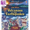 【中商原版】Look Inside Volcanoes and Earthquakes尤斯伯恩看里面:火山与地震 英文原版进口图书儿童科普绘本知识百科图书 商品缩略图0