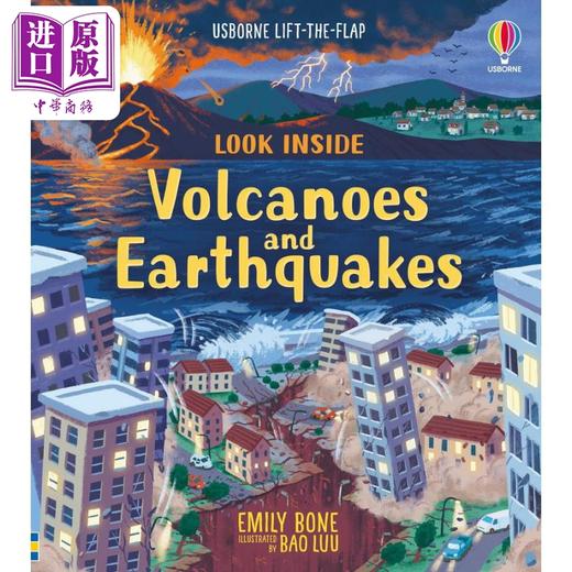 【中商原版】Look Inside Volcanoes and Earthquakes尤斯伯恩看里面:火山与地震 英文原版进口图书儿童科普绘本知识百科图书 商品图0