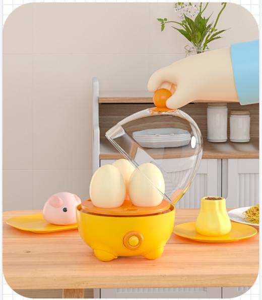 Tinduck 儿童玩具仿真蒸蛋器厨房做饭过家家礼物 D3097 蒸蛋器 商品图1