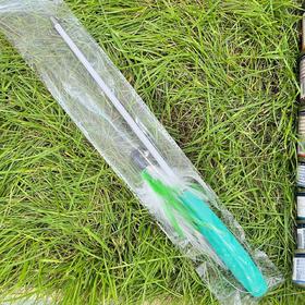 绿色三节伸缩羽毛头逗猫棒一根 423直播专享（单拍不发货）