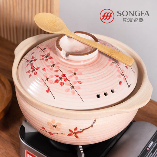 和风花见土锅 商品图2