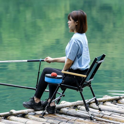 空钩悟道强磁拉丝饵盘三合一通用钓箱钓椅加厚饵料盒竞技黑坑饵盆 商品图4
