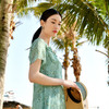 佐尔美夏季新款 时尚休闲小碎花桑蚕丝真丝连衣裙女E32LS49 商品缩略图2