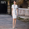 IWY/白色配丝巾职业西装套裙女夏季款气质上班时尚休闲高端名媛工作服CS1785 商品缩略图0