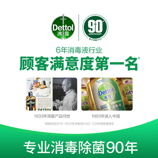 滴露（Dettol）杀菌除螨消毒液消毒液250ml*3 商品图4