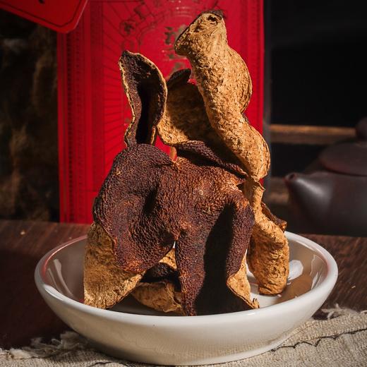 【好茶仓联名款】岁月陈皮 2007年新会梅江陈皮 鎏金岁月红色礼盒装 250g/盒（顺丰包邮） 商品图2