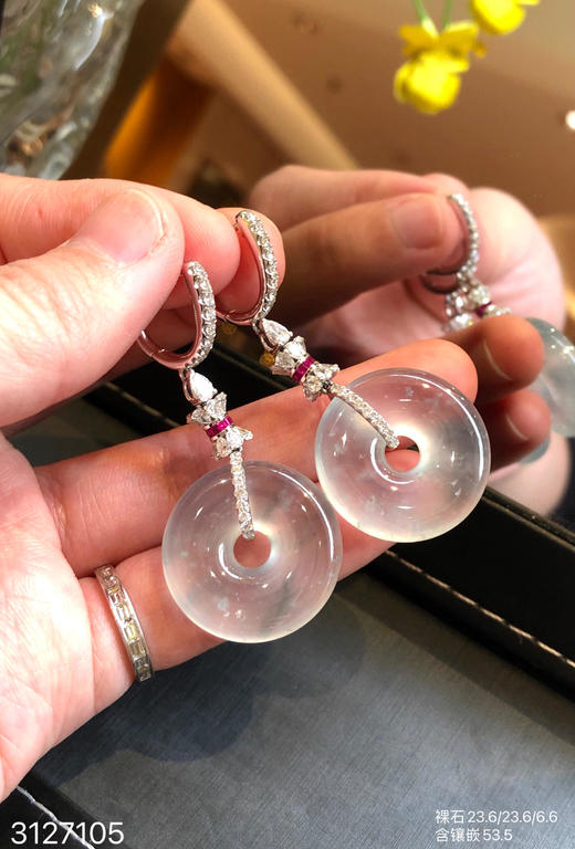 平安扣耳坠【3127105】具体价格微信咨询 商品图1
