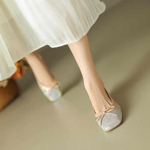 柔软舒适，时尚拼接平底单鞋NX-m1599 商品图1