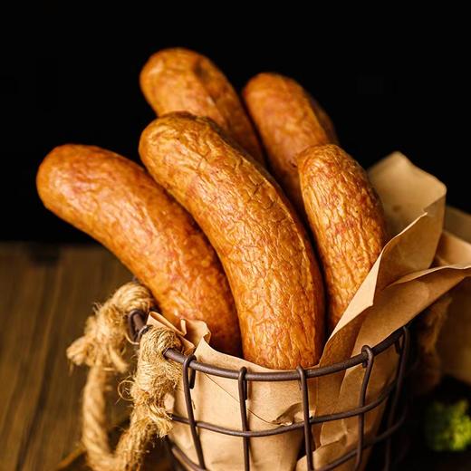 【哈尔滨红肠】【非遗传承人制作】百年老字号，传统手工制作！果木炭烤，果木香入鼻清晰，肉香入口醇厚！每份现做现发，拆袋即食！2斤/份！ 商品图11