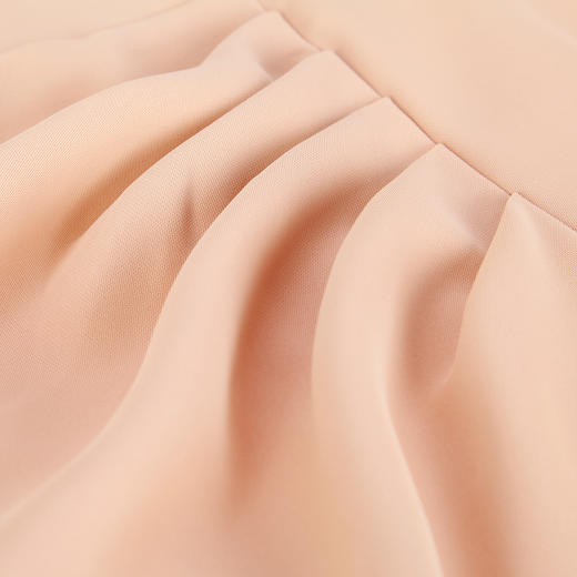 NF8F4斯尔丽瑟俪2023夏季新款泡泡袖公主范腰间褶皱显瘦连衣裙 商品图5