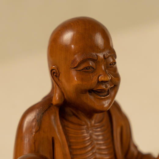 清 黄杨木雕刘海戏金蟾 商品图2