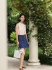 HeyDress法式复古牛仔半身裙女夏季高腰显瘦a字半裙直筒百搭短裙 商品缩略图2