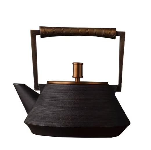 渡和堂铁壶 中国原创纯手工铸铁壶生活美学茶具 生铁茶壶 心源映像 商品图0