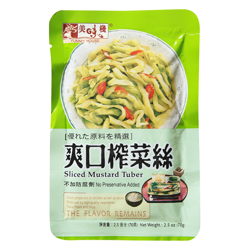 美味栈榨菜丝210g