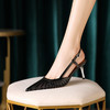 性感优雅，尖头包头细跟凉鞋DB-M5620 商品缩略图0