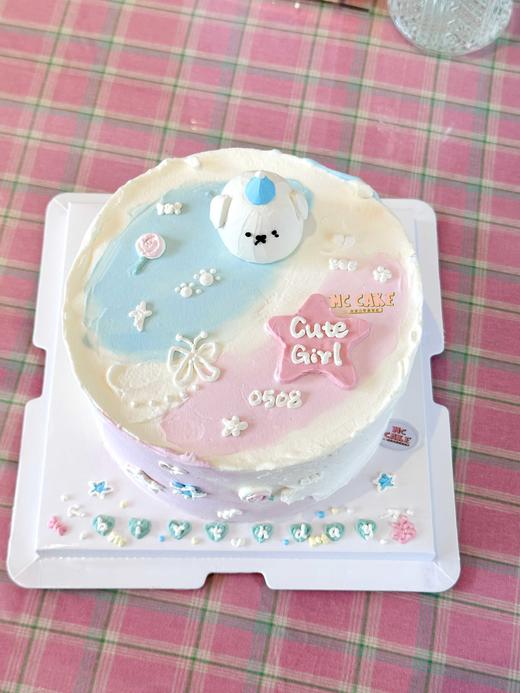 ins手绘风格小狗狗蛋糕 商品图0