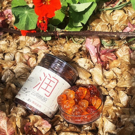 云南野生一级 桃胶 皂角 雪燕 组合 人工修剪 好泡发 胶质丰富 商品图2