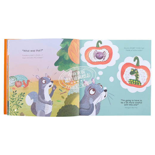 【中商原版】Marney's Pumpkin Mix-Up 傻松鼠的故事2 南瓜的故事 儿童故事绘本 英文原版进口图书 动物主题图画书 万圣节童书 商品图6