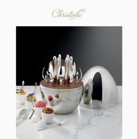 CHRISTOFLE MOOD Party昆庭心境蛋高档餐具派对聚会套装家用送礼