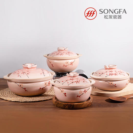 和风花见土锅 商品图0