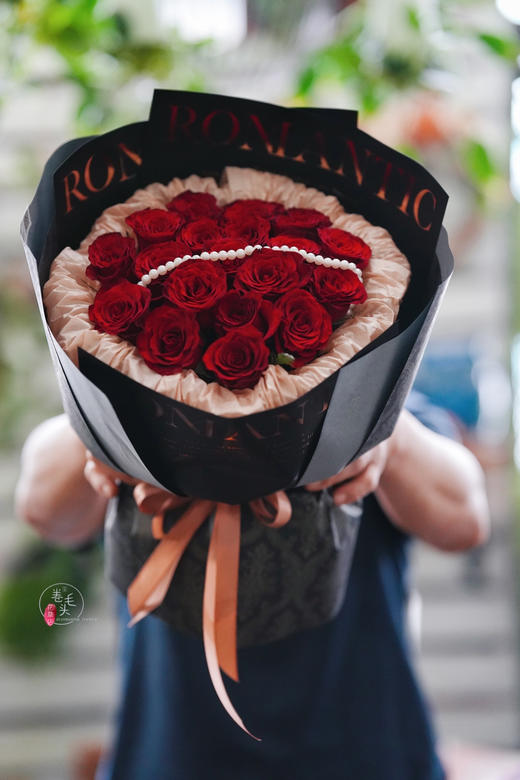 【2023.520】19枝高原红 红玫瑰花束229 商品图3