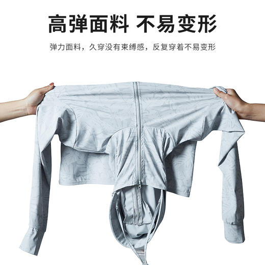 秒【新款DNY】大依优型大码可拆卸大帽檐防晒衣皮肤衣薄款清凉防晒服透气高弹男夏季外套上衣 商品图1