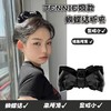「9.9元包邮！黑红两色」在逃公主双面蝴蝶结抓夹 气质黑色大夹子 氛围感发夹鲨鱼夹配饰 商品缩略图2