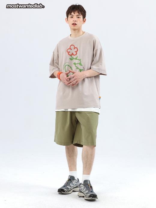 mostwantedlab彩虹/MWL-2212014/潮牌发泡印花短袖t恤 商品图1