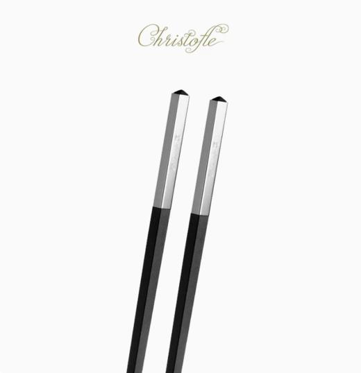CHRISTOFLE昆庭 Uni和一圆头尖头树脂筷子防滑单人家用乔迁送礼 商品图2