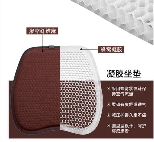 【夏季蜂窝凝胶坐垫】新款蜂窝凝胶坐垫超软舒适透气凉爽办公室家用坐垫 商品图5