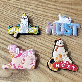 华中大猫咪软胶冰箱贴