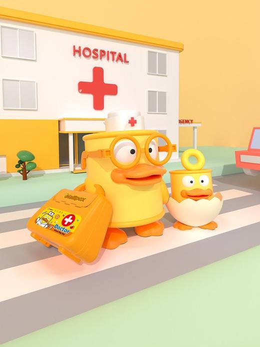 tinduck 儿童小医生扮演玩具套装护士过家家仿真打针工具 商品图3